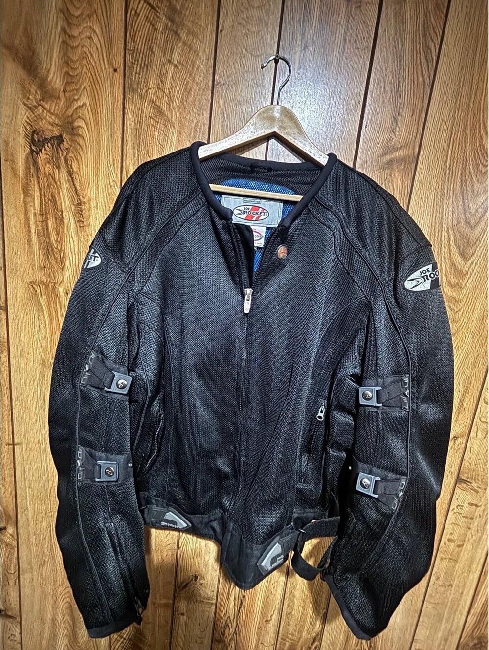 Joe Rocket Phoenix 4.0 Mesh Black Motorcycle Jacket Rear Pad Size 2XL